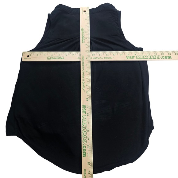 A New Day Button Down Top Women Small Black Excellent Tie - Picture 4 of 4